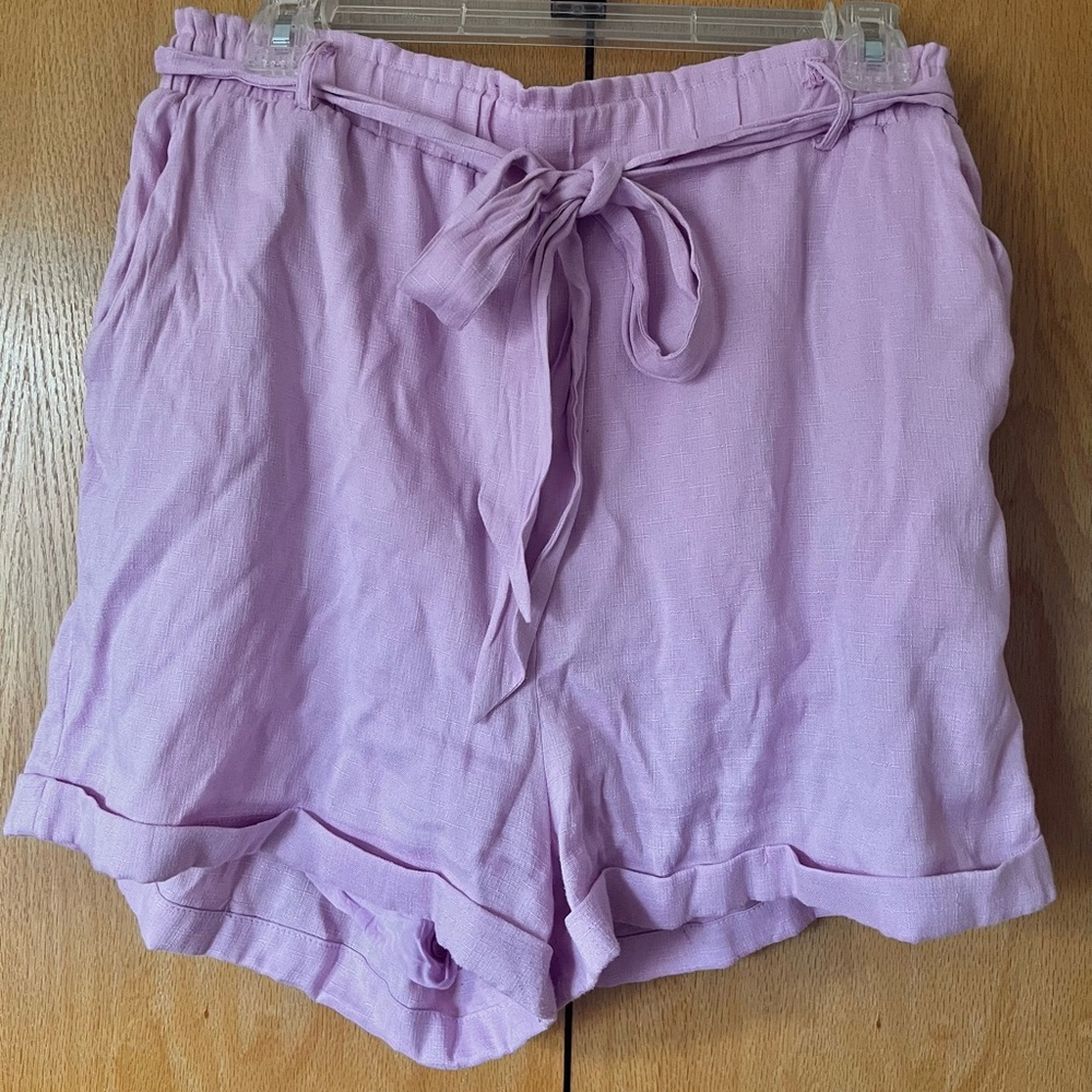 Lavender shorts